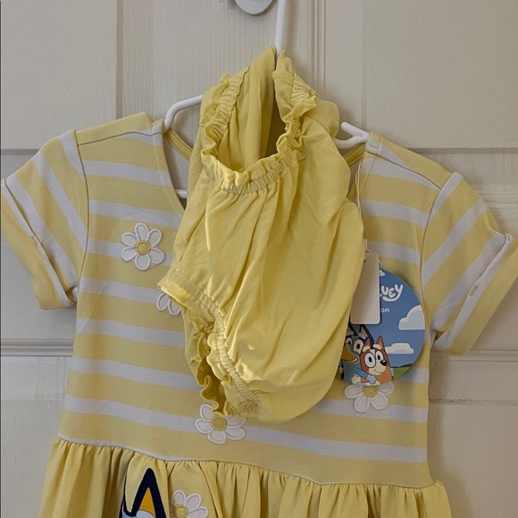 Bluey Toddler Little Sleepies Dress and Sweater Bundle NWT - Picture 8 of 16